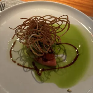 Watermelon &amp; tomato salad