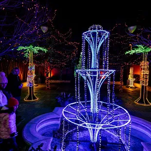 River of Lights at ABQ BioPark &amp; Botanic Garden - Albuquerque, NM