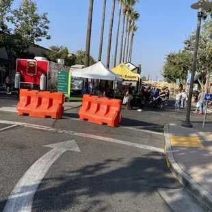 a view of the street