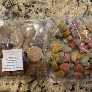 Veggies on the right side.