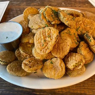 Fried Pickles at River Pig Saloon
