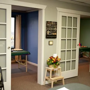 Beautiful, inviting, and private rooms