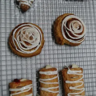 Scones,danish,cinnamon rolls $2.50 each baked to order