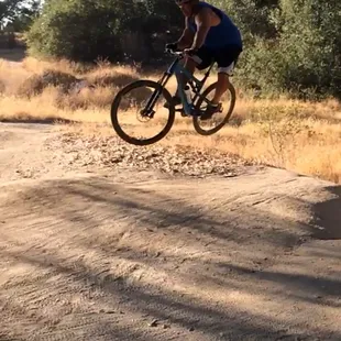 Testing a bike before I bought at River Rat