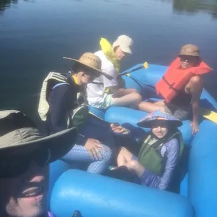 Serene morning on the American River with my family. Thanks RIVER RAT!