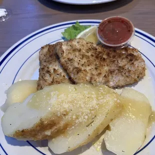 Pork Loin Sicialiano with Santa Anna potatoes, my favorite!