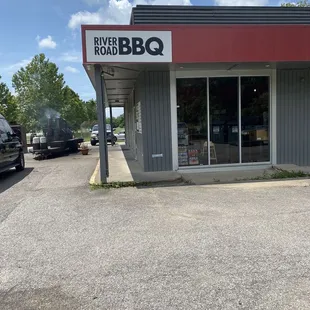 Exterior of building from the parking lot