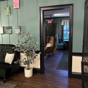 Additional seating in another area