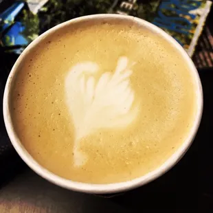 Vanilla Latte EXTRA hot.