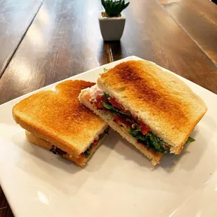 BLT on our toasted panini bread.