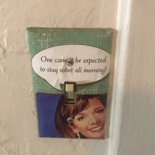 This was the light switch