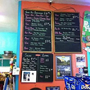 2011/09 Menu Board