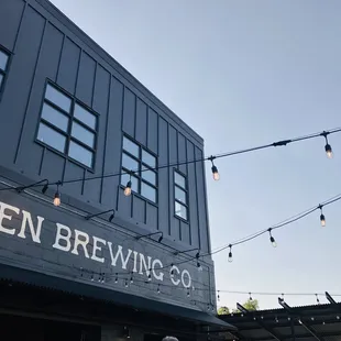 the exterior of the brewery