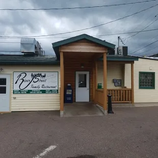 The Riverside welcomes you through their backdoor.