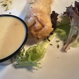 Crawfish egg rolls