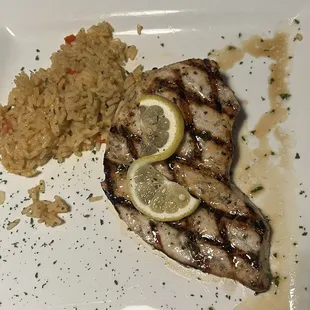Swordfish (special) with rice