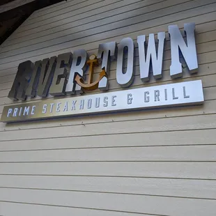 The front of the building