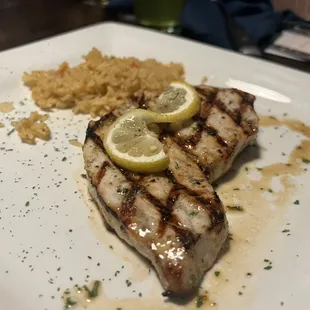Swordfish (special) with rice