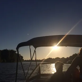 Sunset at the marina