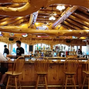 The bar at the entrance.