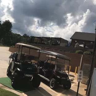 outside