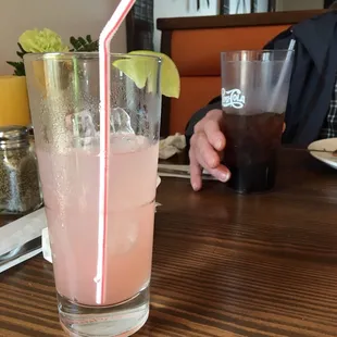 Here is their Watermelon Limeade and it&apos;s very good. Be aware though it&apos;s a small glass, pricey, and no refills