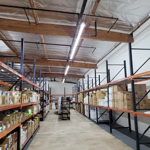Large Warehouse Aisles