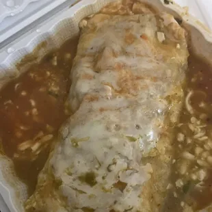 Shedded beef no rice lite beans with peppers and onions Christmas style