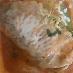 Mr. Burrito no beans wet style.