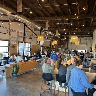 Huge space! Plenty of comfy seating inside &amp; out!