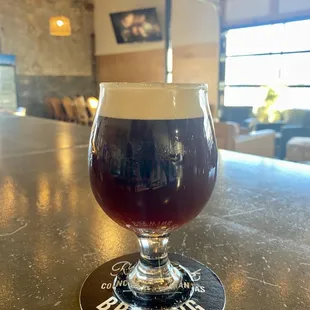 Lavender Magic. A Lavender Oatmeal Stout brewed with Lavender grown at Flint Hills Lavender Farm!