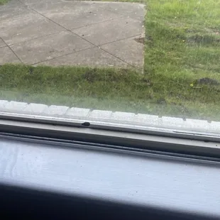 more broken window frame