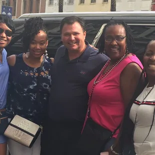 The ladies with Lloyd after a fabulous tour!