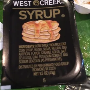 Gross.  So sad it ruined the delicious pancakes.
