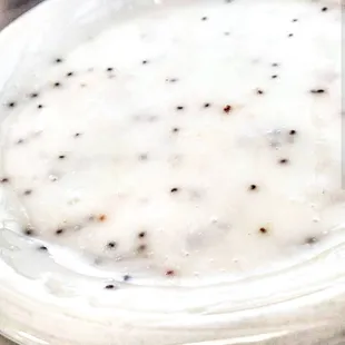 Lightly sweet poppy seed dressing. @minnie_munchies