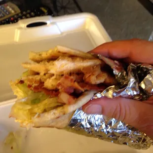 Massive chicken pita!! They are very big for the cost