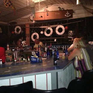 people sitting at the bar