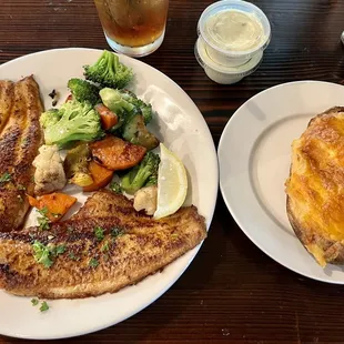 Grilled Catfish (includes two sides)