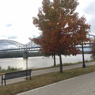 Sherman Minton Bridge in the background.