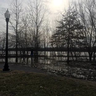When the river is up. (February 2018)