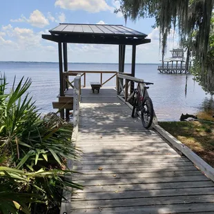 1 of 2 smaller piers in the park