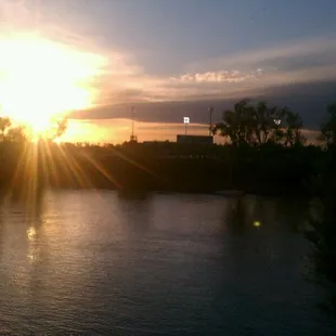 Great views of the river (Raley Field in the background)