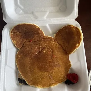 Mickey Mouse pancake