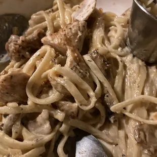 Chicken voodoo pasta.