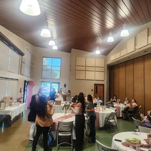 Room is very spacious and clean  And this is only half of the hall