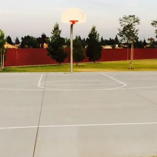 Basketball half court