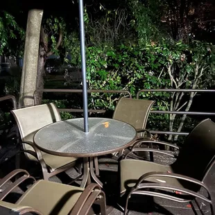 Outside patio was awesome! We spent quite a few nights out there sampling wine!