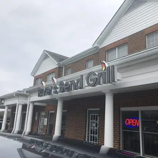 the front of the restaurant