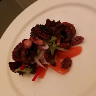 Octopus salad