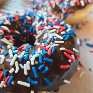 food, dough desserts, donuts